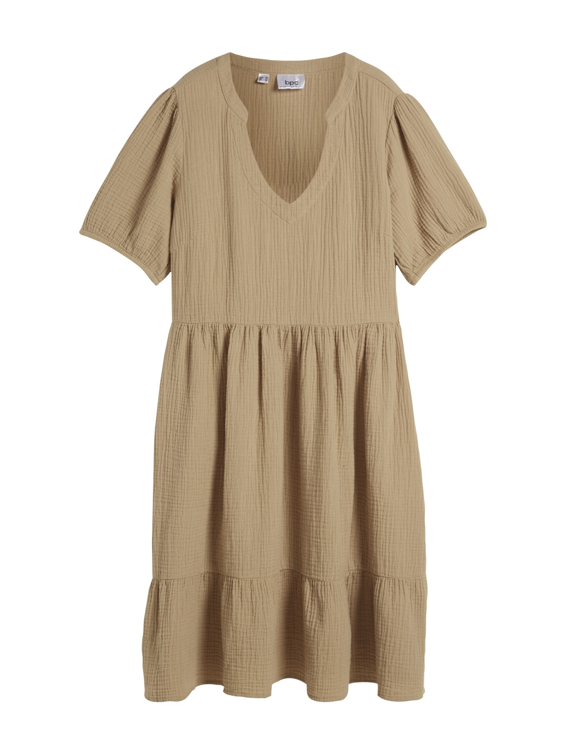 bonprix Oversized jurk in Beige: voorkant