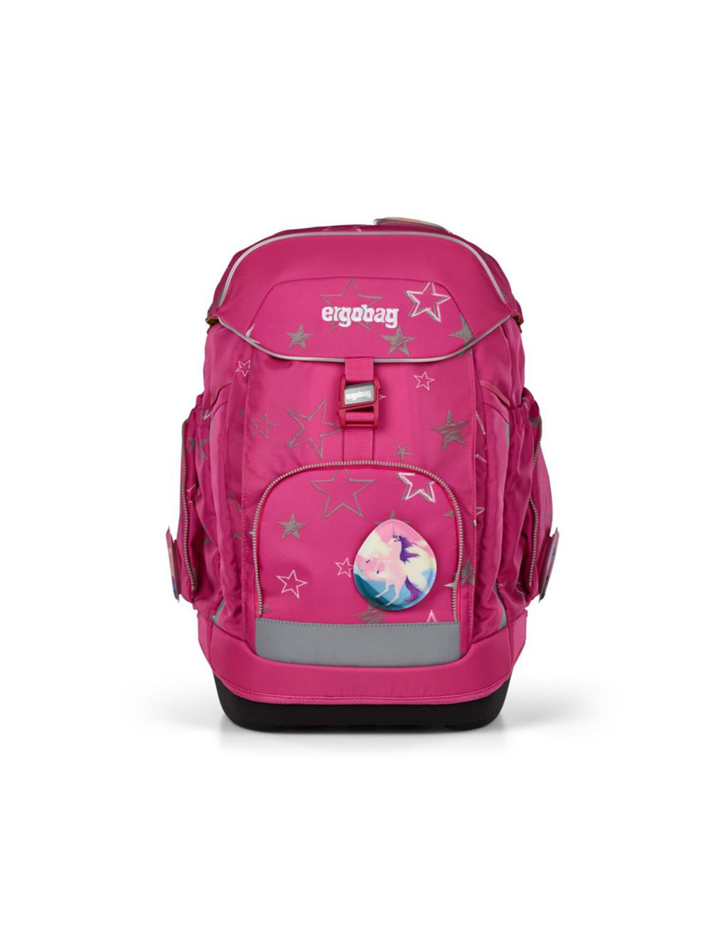 ergobag Backpack 'Maxi Schulrucksack Set 6tlg.' in Pink: front