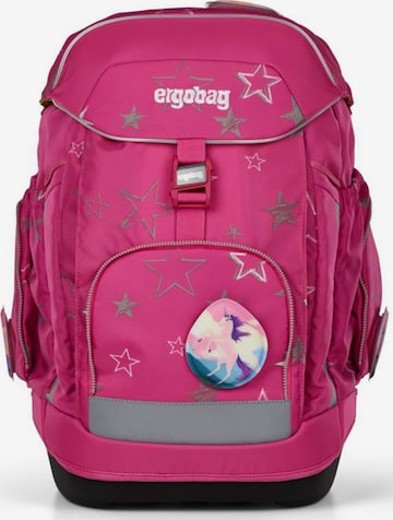 ergobag Backpack 'Maxi Schulrucksack Set 6tlg.' in Pink: front