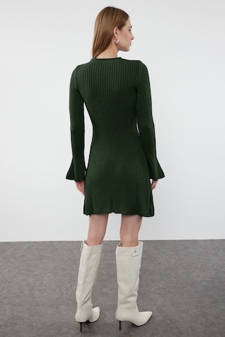Trendyol - Vestido de punto en verde