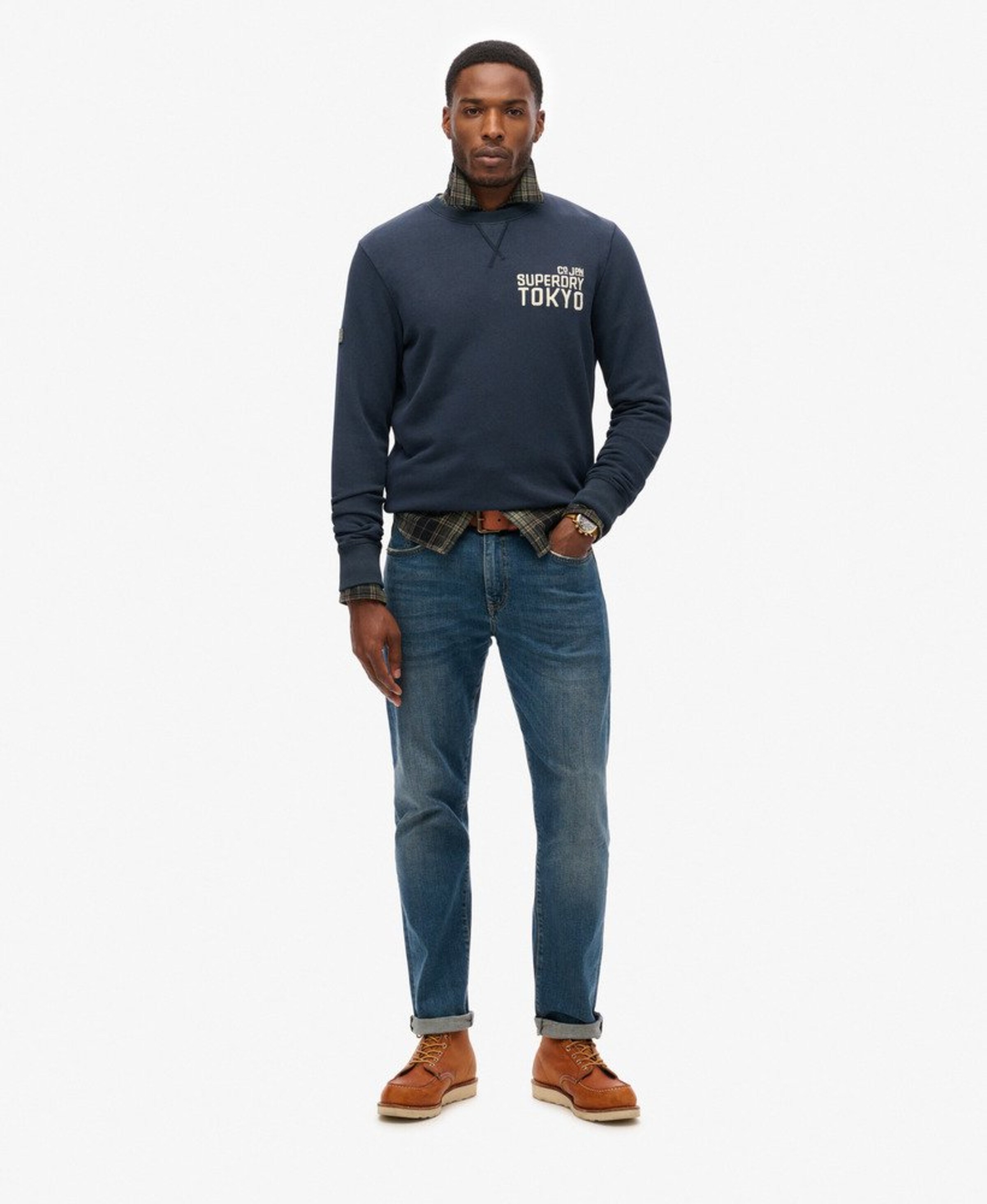 Sweat-shirt Superdry en bleu