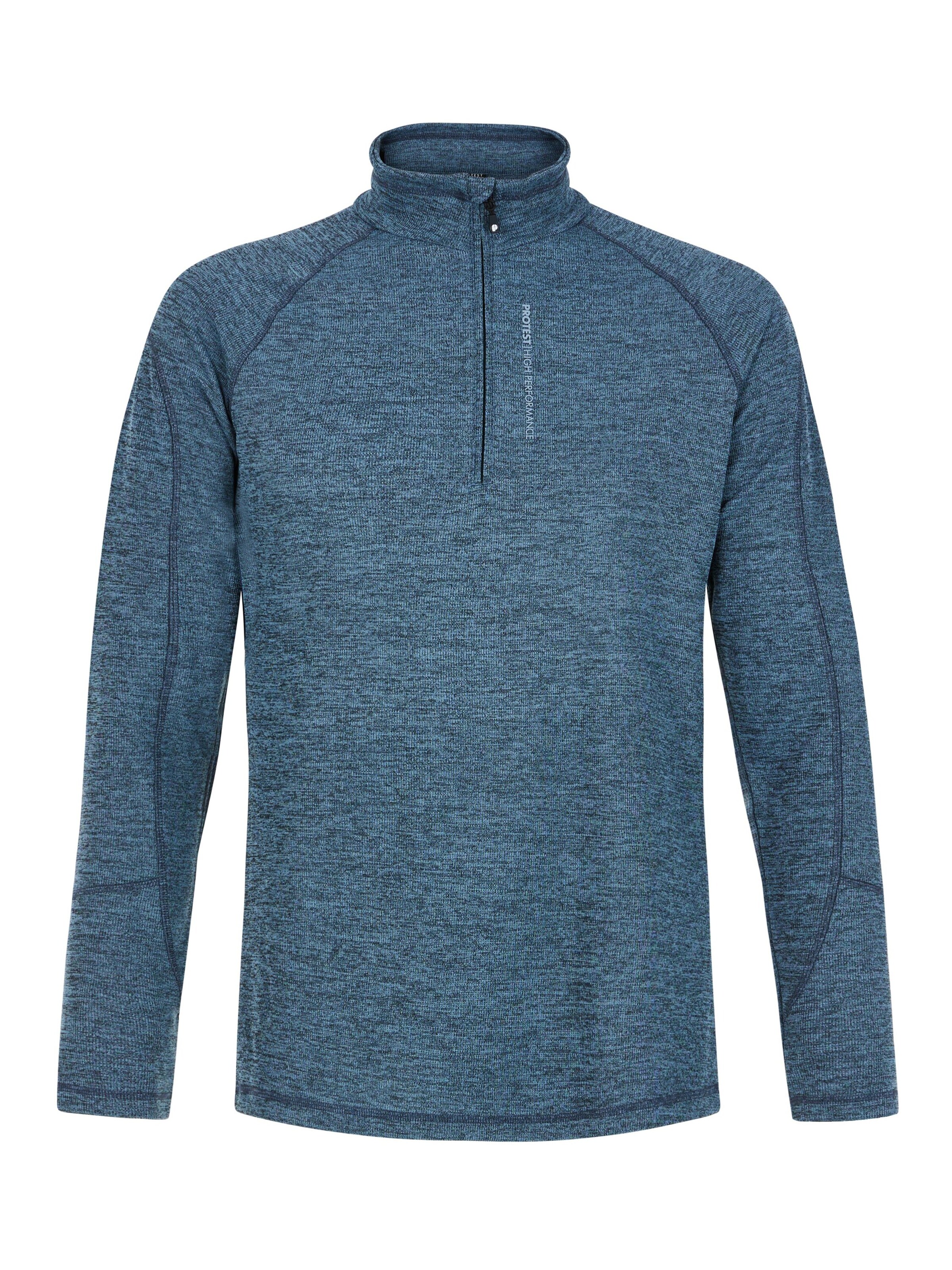 PROTEST Athletic Sweatshirt 'PRTLOUISIANA' in Blue: front
