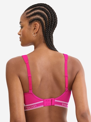 Triumph Triaction Bralette Bra 'Cardio Breeze' in Pink