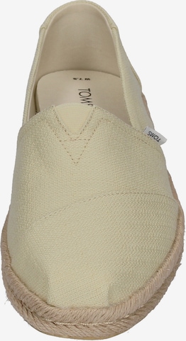 TOMS Espadrilles in Yellow