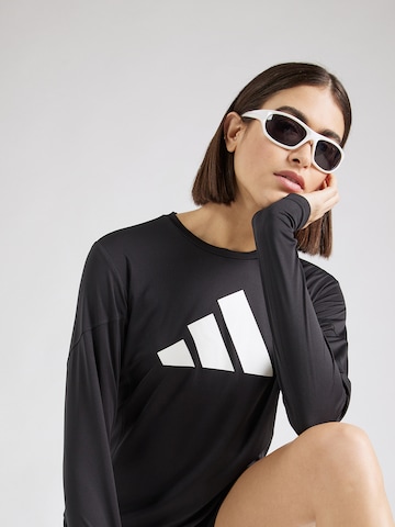 ADIDAS PERFORMANCE Функционална тениска 'RUN IT' в черно