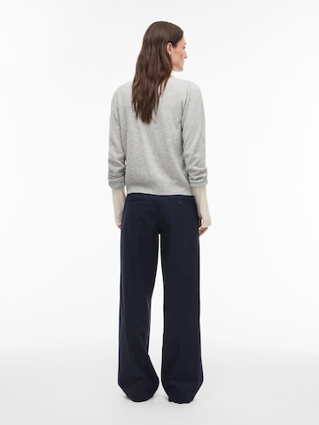 ROUGE EDIT - Pierna ancha Pantalón de pinzas en azul