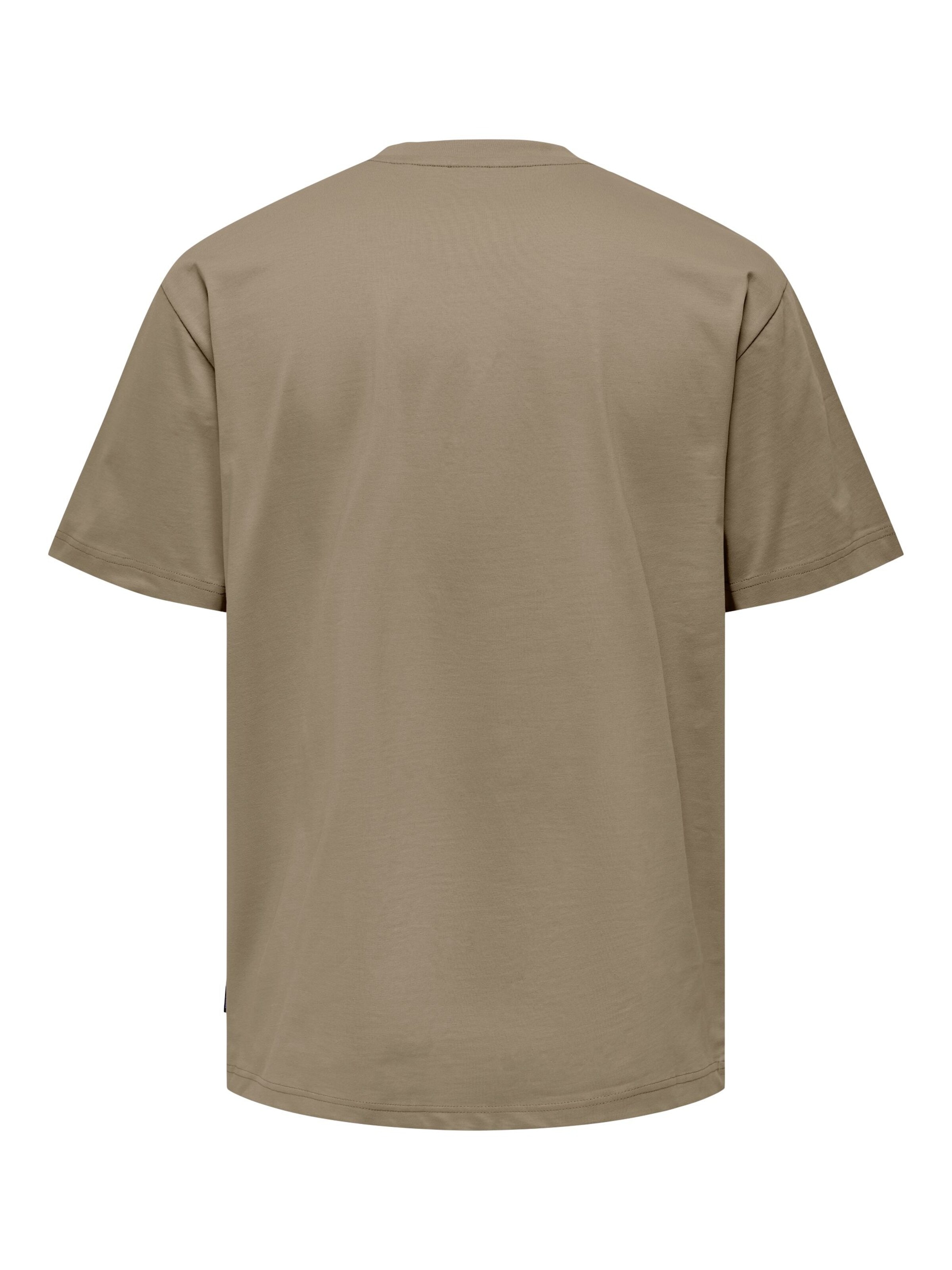 Maglietta '22022532' di Only & Sons in beige