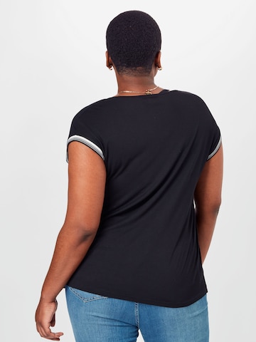 KAFFE CURVE Bluzka 'Boline' w kolorze czarny