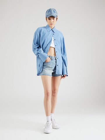 TOPSHOP Bluse i blå