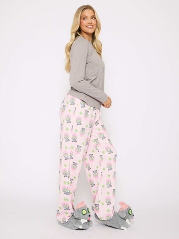 Loungeable Pyjama 'Pamper Paws' in Grau