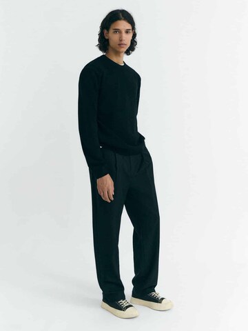 Thinking MU Pullover 'Lucien' in Schwarz