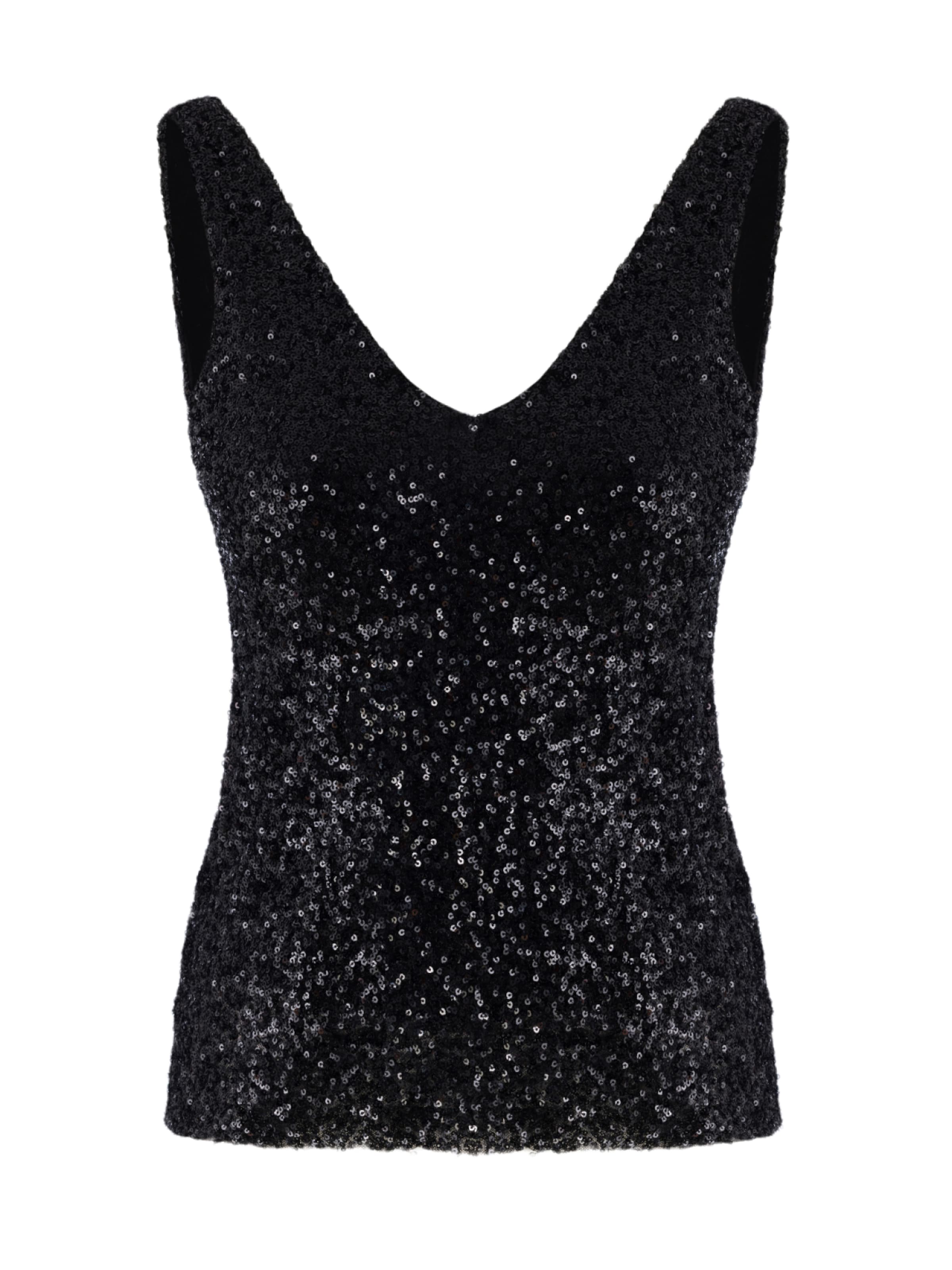 No Matter What Top in Zwart: voorkant