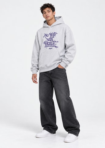 Loyal Athletics by Kontra K Hoodie Unisex in Loose Fit in Grau