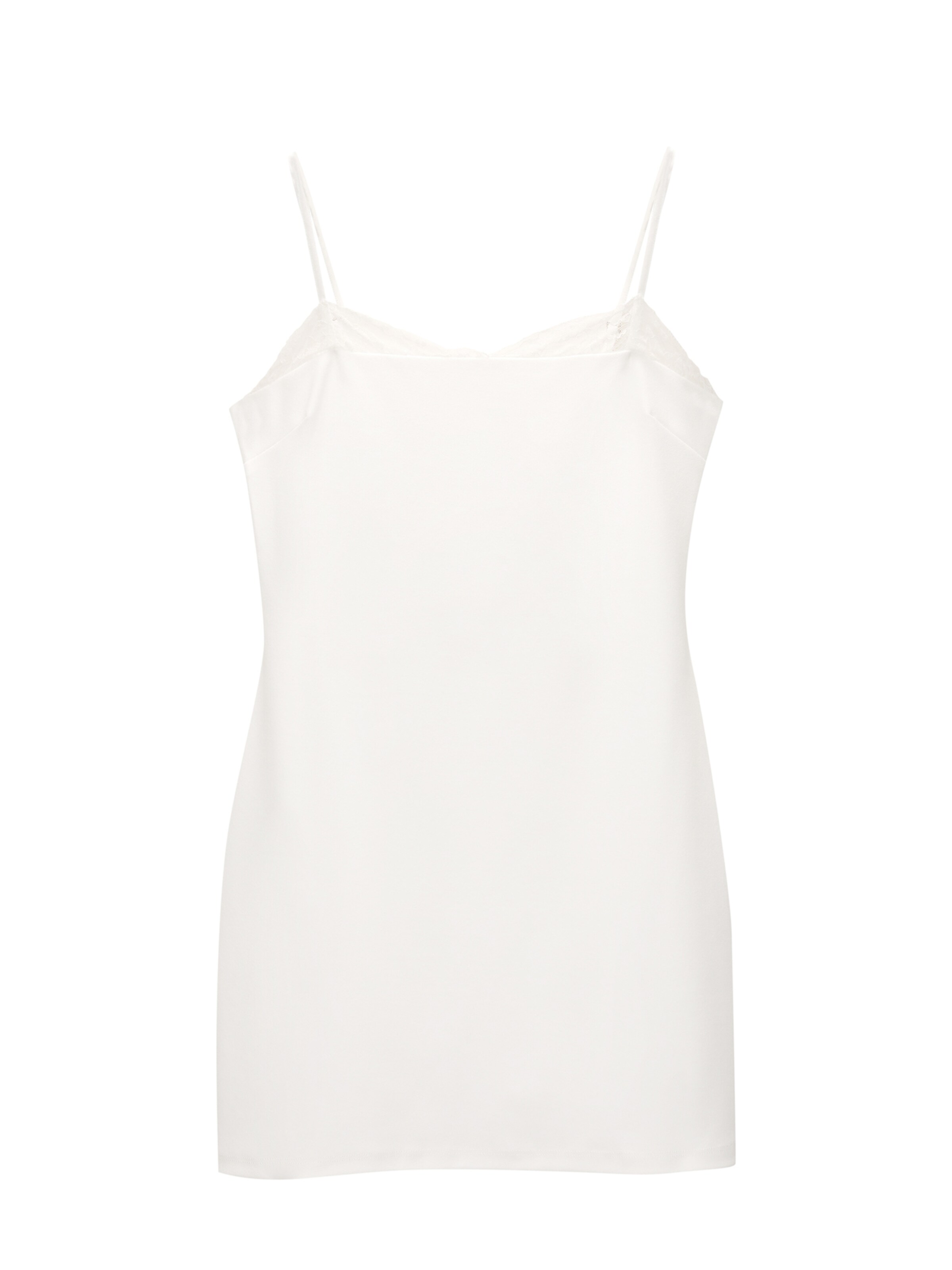 Abito di Pull&Bear in bianco: frontale