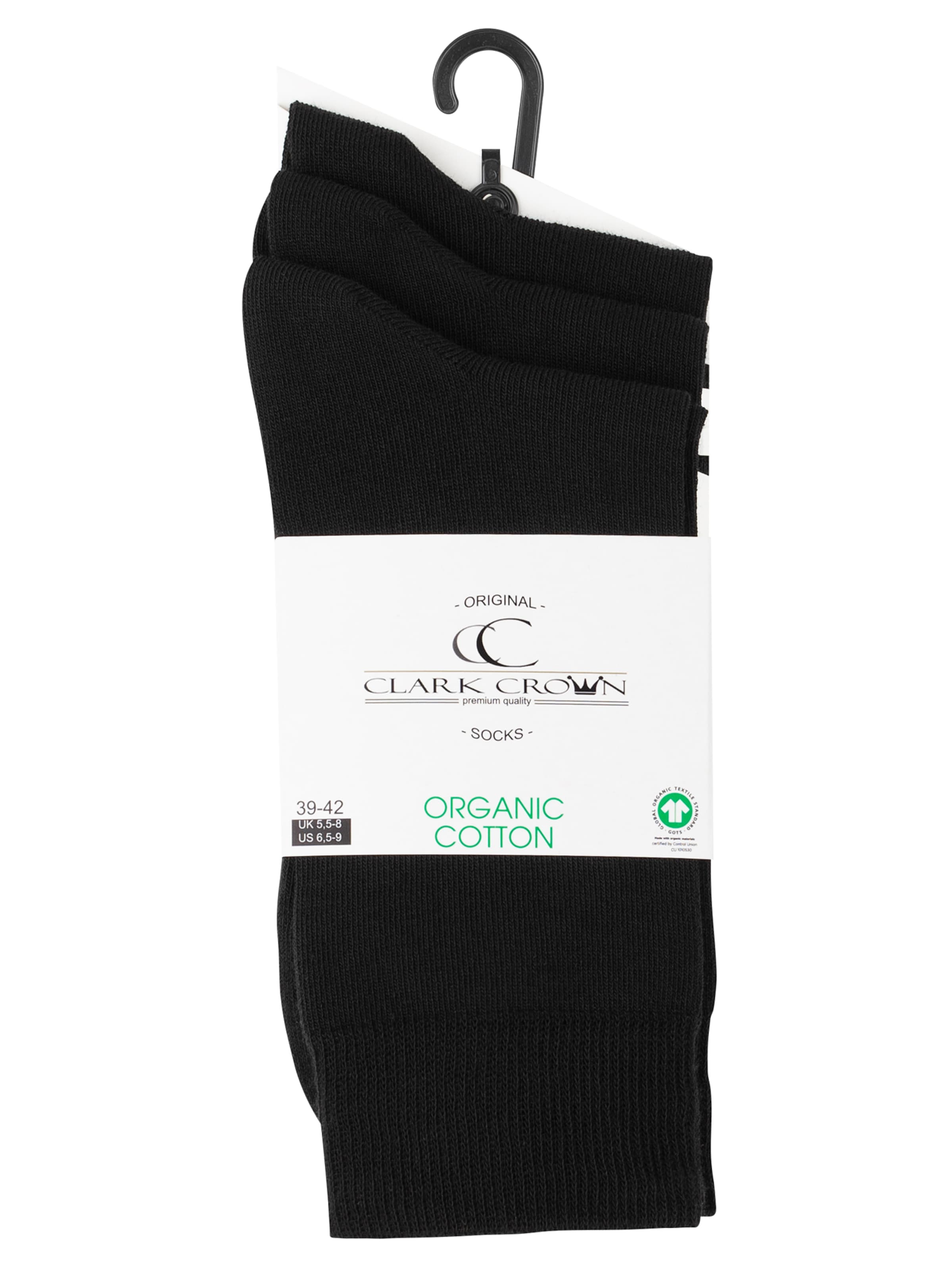 Chaussettes Clark Crown en noir