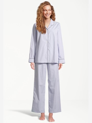 SEIDENSTICKER Pyjama 'Web'‌‌‌‌‌‌‌ in Blau