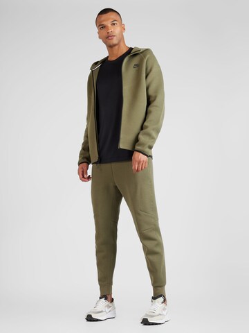 Nike Sportswear Bluza rozpinana 'TCH FLC' w kolorze zielony