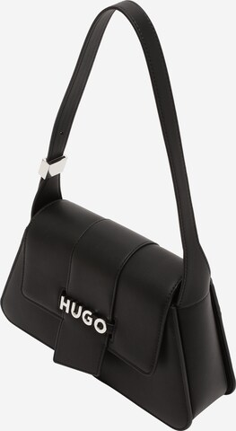 HUGO Schultertasche 'Mel' in Schwarz