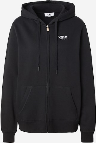 V!BE STUD!OS Mikina – černá: přední strana