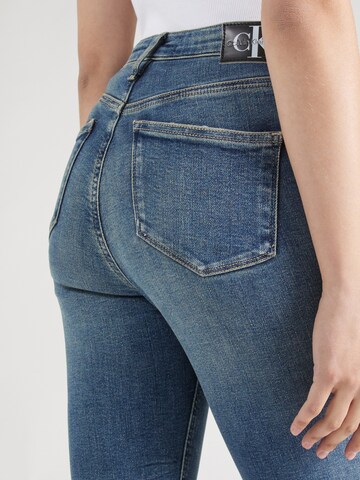 Calvin Klein Jeans - Skinny Vaquero 'HIGH RISE SUPER SKINNY ANKLE' en azul