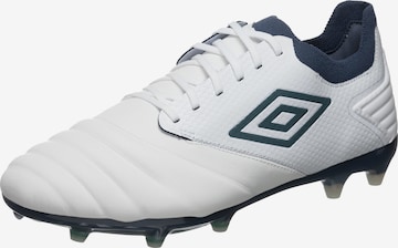 UMBRO Soccer Cleats in White: front