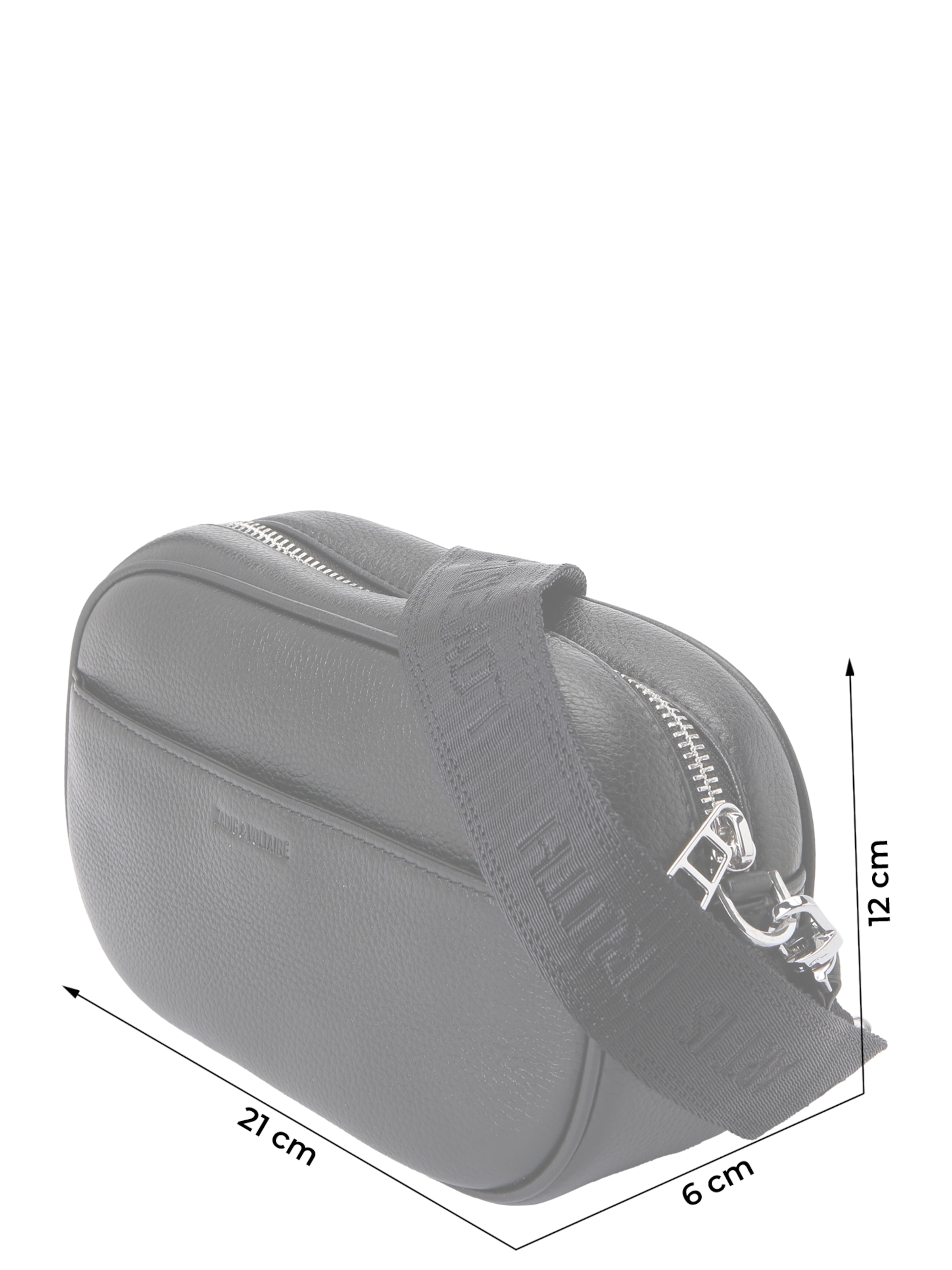 Zadig & Voltaire Skuldertaske 'ROCK WITH YOU' i sort