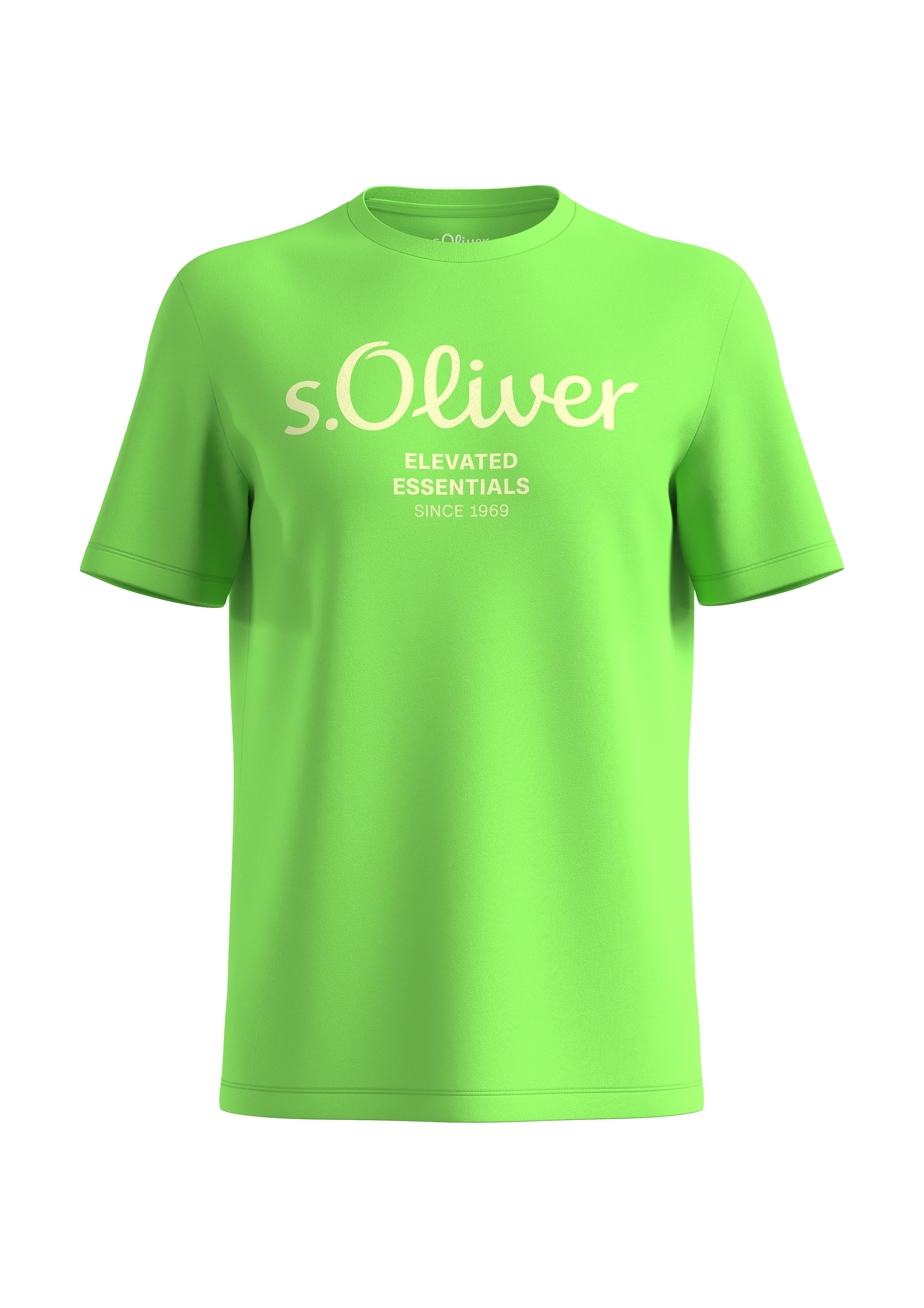 T-Shirt s.Oliver en vert : devant