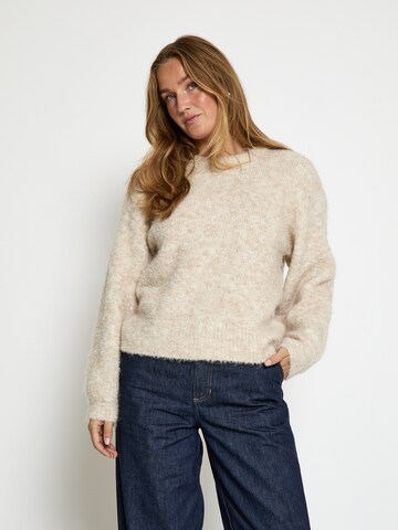 Pull-over 'Kaia' DESIRES en beige : devant
