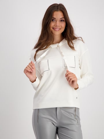 monari Sweatshirt in Wit: voorkant