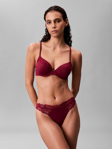 Calvin Klein String in Red: front