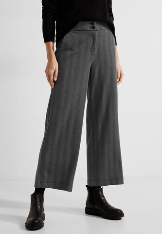 CECIL Wide leg Pants in Grey: front