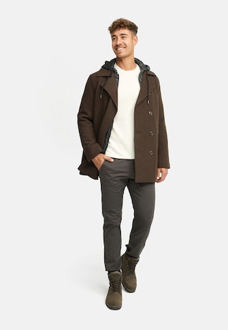 Manteau mi-saison 'Cliff' INDICODE JEANS en marron