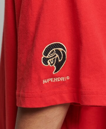 T-shirt Superdry en rouge