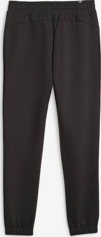 Effilé Pantalon de sport 'Essentials Elevated' PUMA en noir