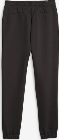 Tapered Pantaloni sportivi 'Essentials Elevated' di PUMA in nero