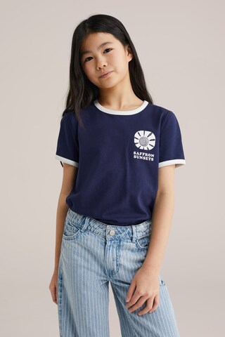 WE Fashion Футболка в Синий