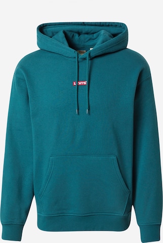 LEVI'S ® Sweatshirt 'Relaxed Baby Tab Hoodie' in Blue: front