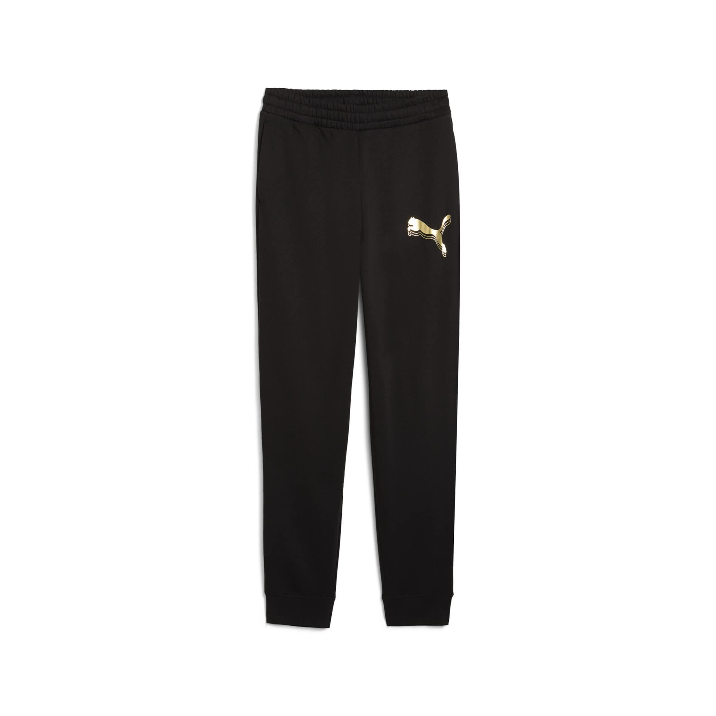 Tapered Pantaloni sport 'Ess' de la PUMA pe negru: față
