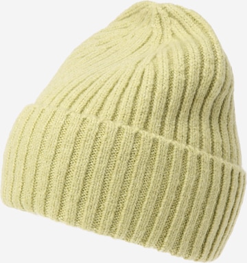 WEEKDAY Beanie 'Paul' in Green: front