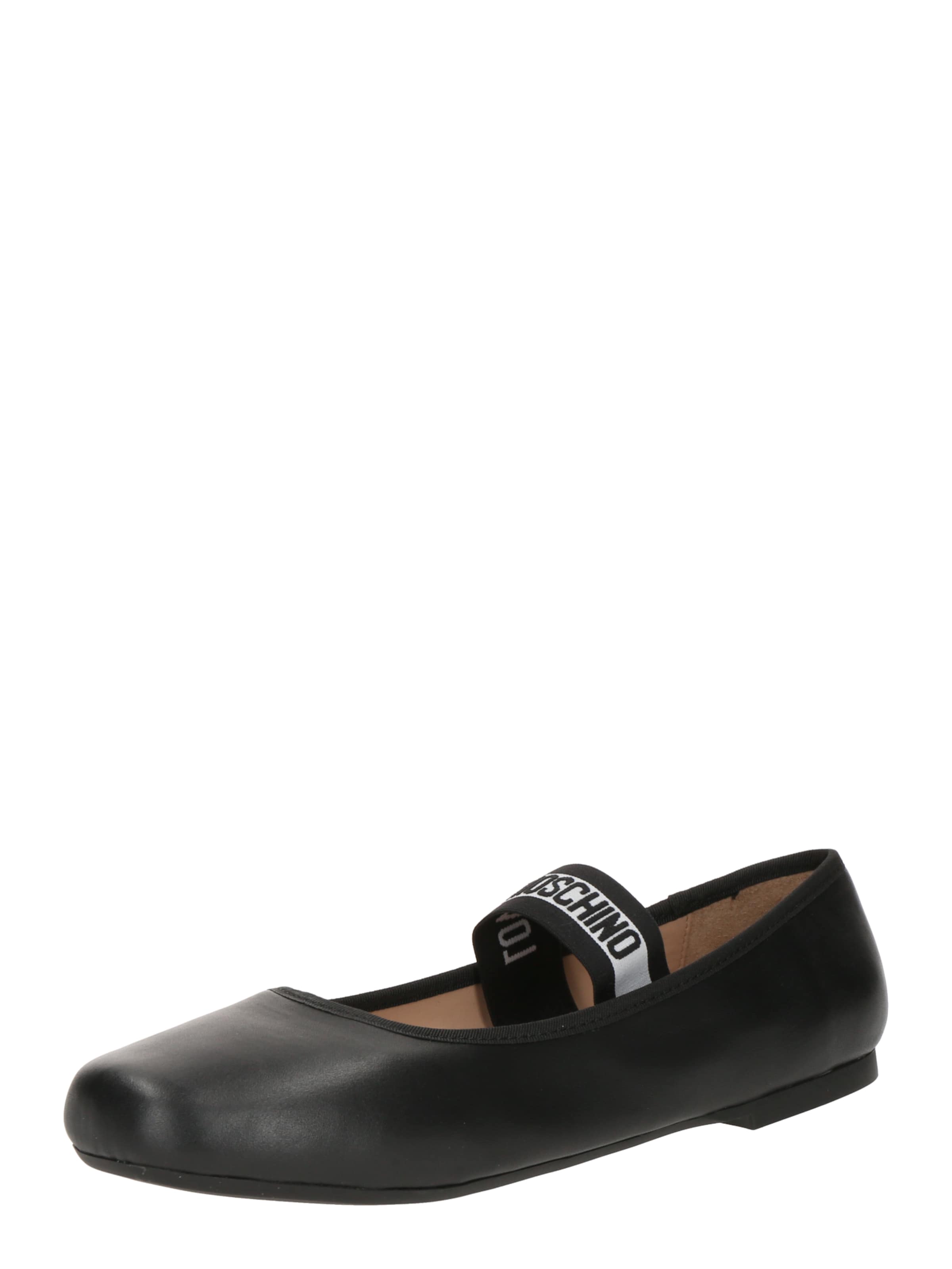 Love Moschino Ballerinasko i sort: forside