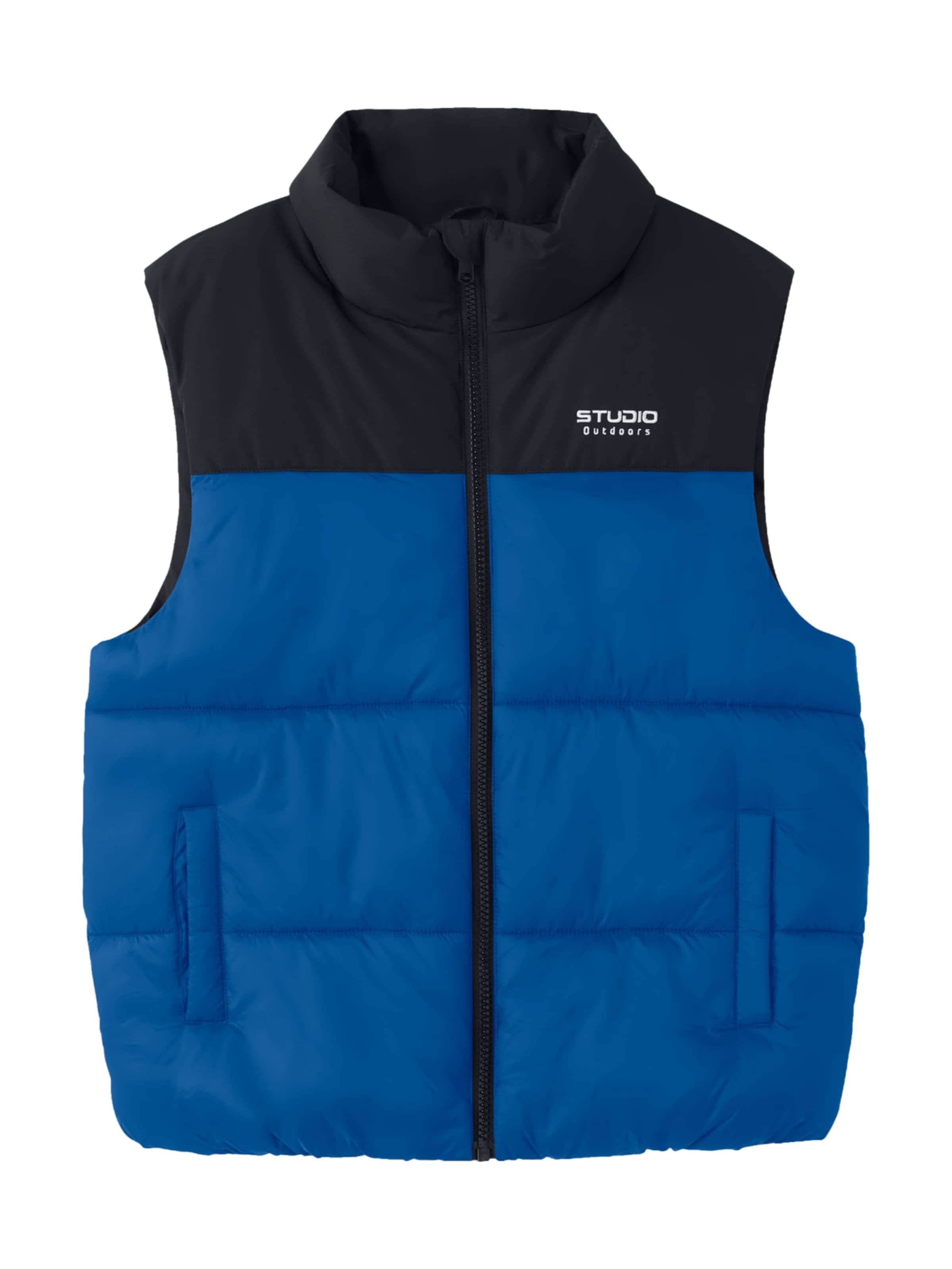 Gilet 'NMMMarble' NAME IT en bleu : devant
