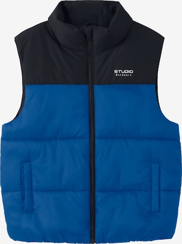 Gilet 'NMMMarble' NAME IT en bleu : devant