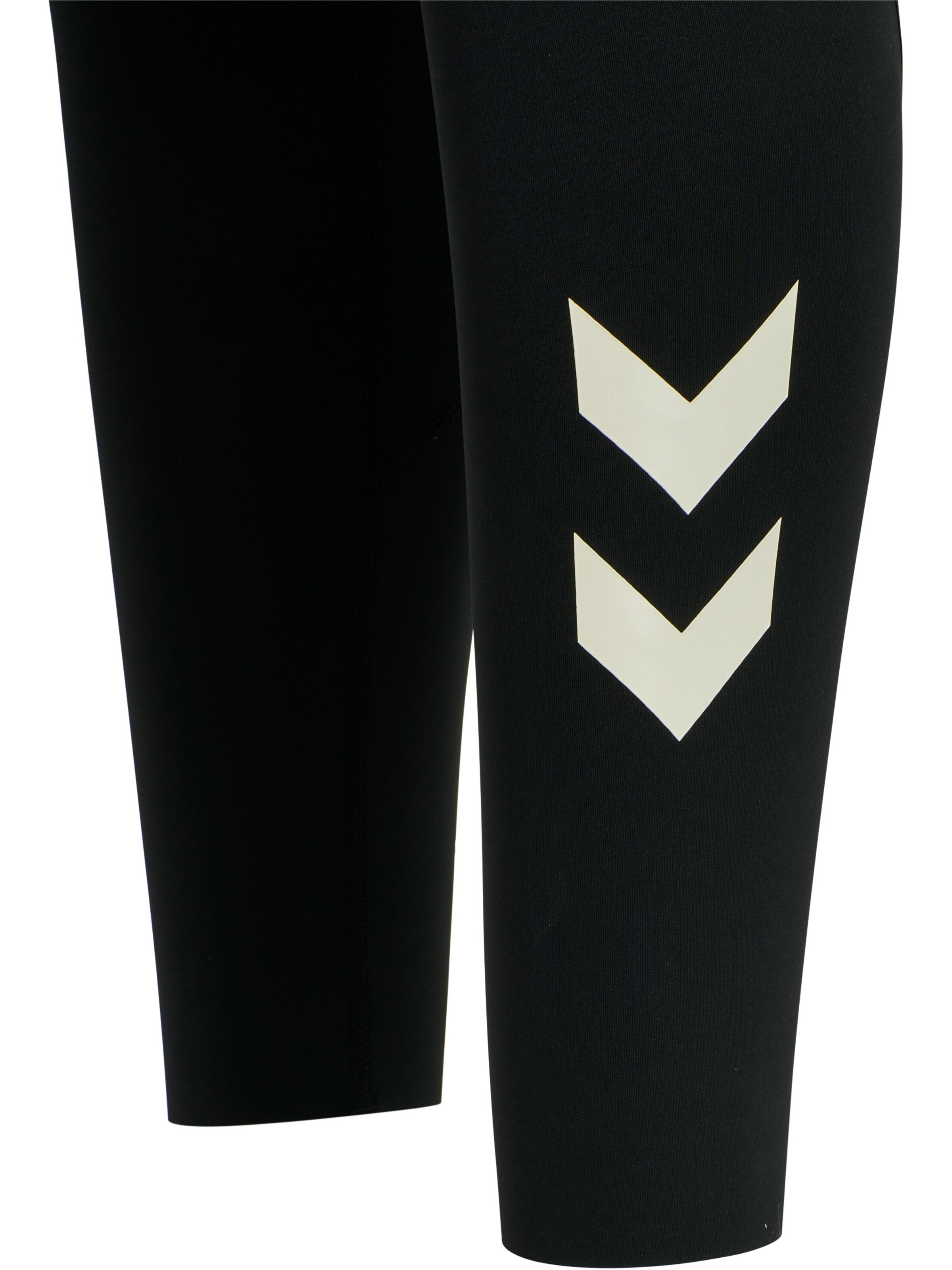 Hummel Skinny Sportbroek in Zwart