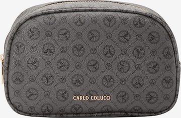 Carlo Colucci Toiletry Bag ' Cozzio ' in Grey: front