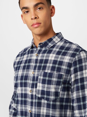 Cotton On Regular fit Button Up Shirt 'CAMDEN' in Blue