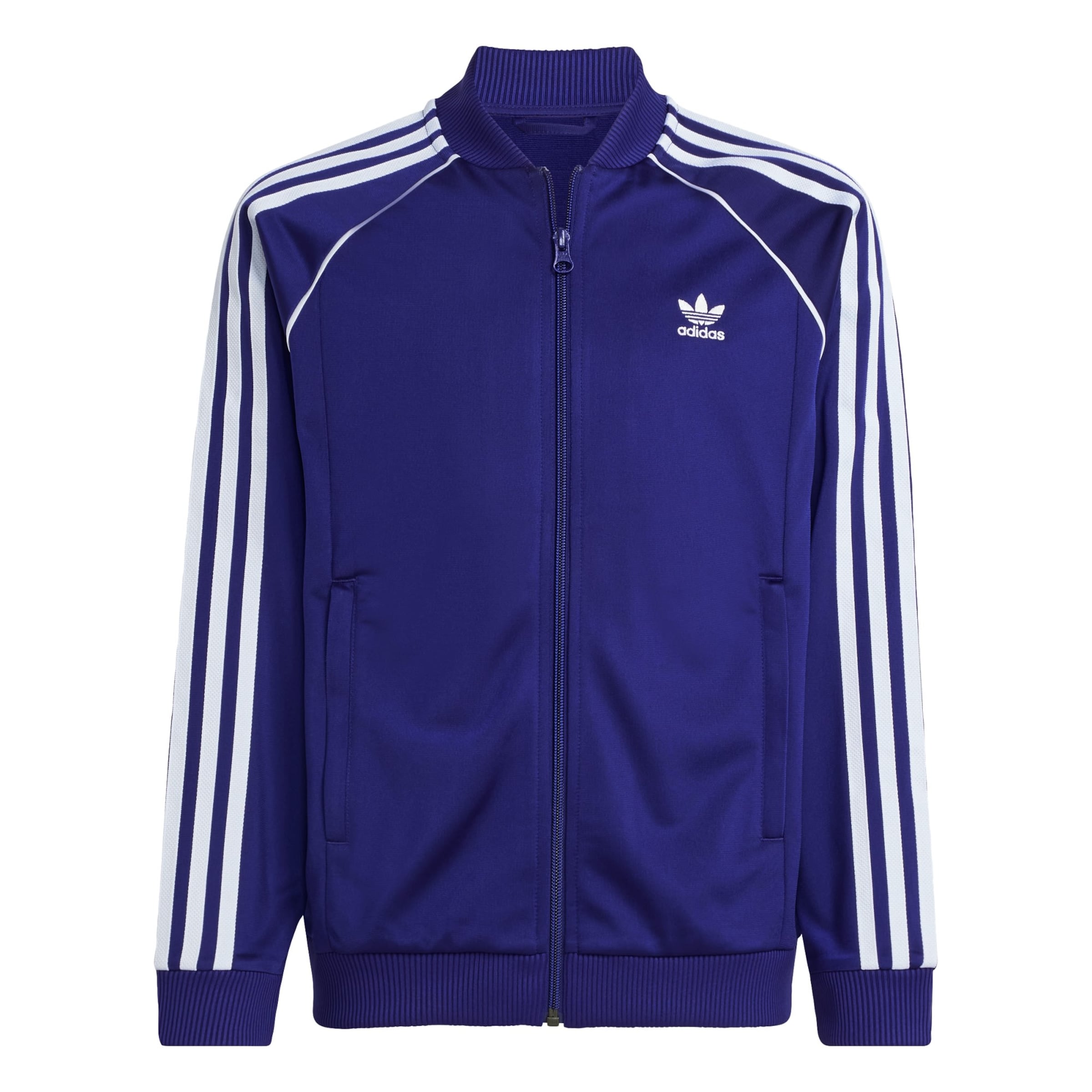 ADIDAS ORIGINALS - Sudadera con cremallera 'Adicolor' en azul: frente