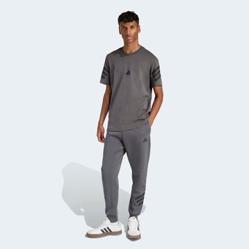 ADIDAS SPORTSWEAR Tapered Workout Pants 'Future Icons' in Grey