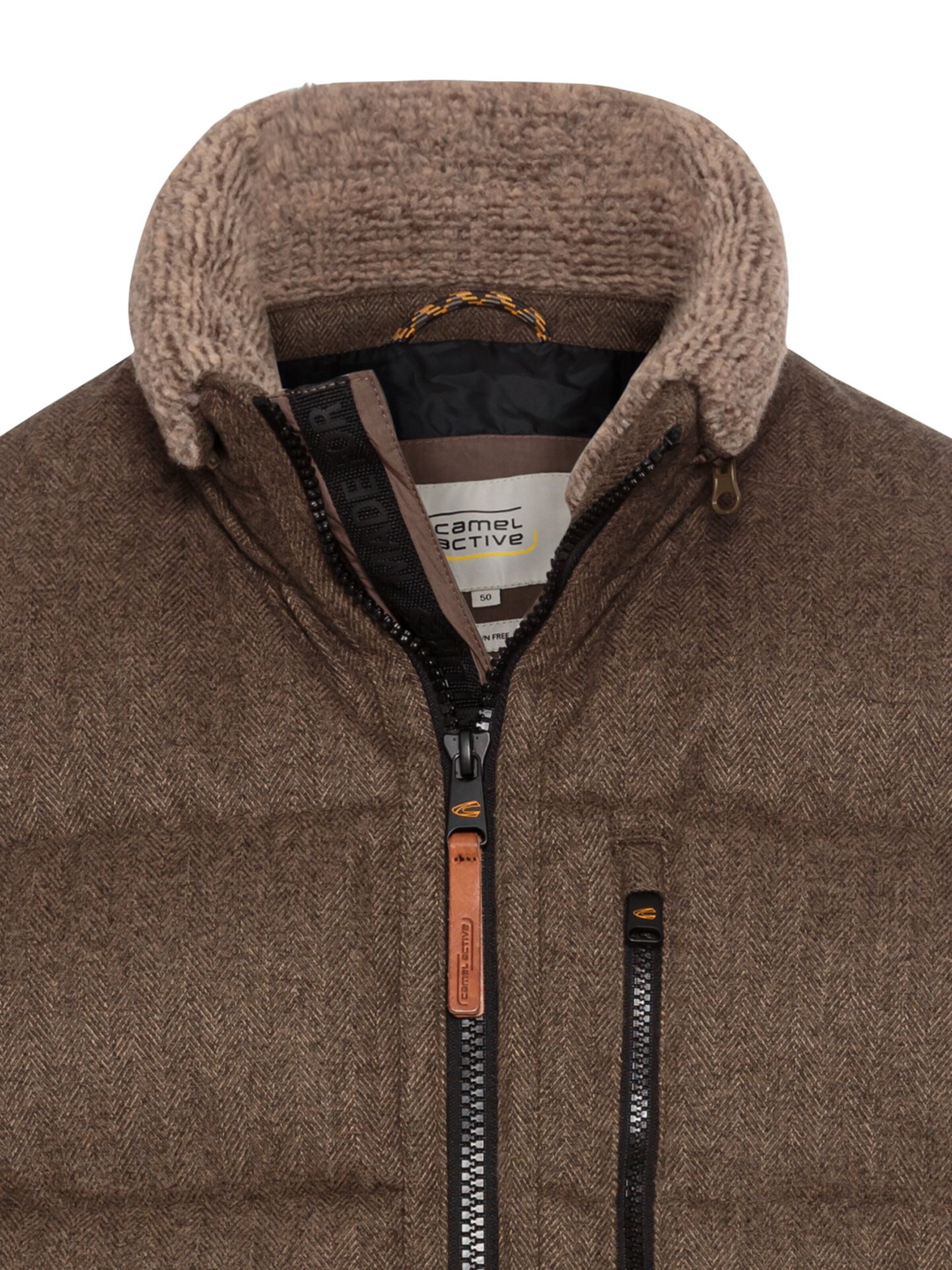 CAMEL ACTIVE Blouson mit Stehkragen in Braun