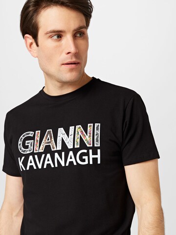 Tricou 'Amazonia' de la Gianni Kavanagh pe negru