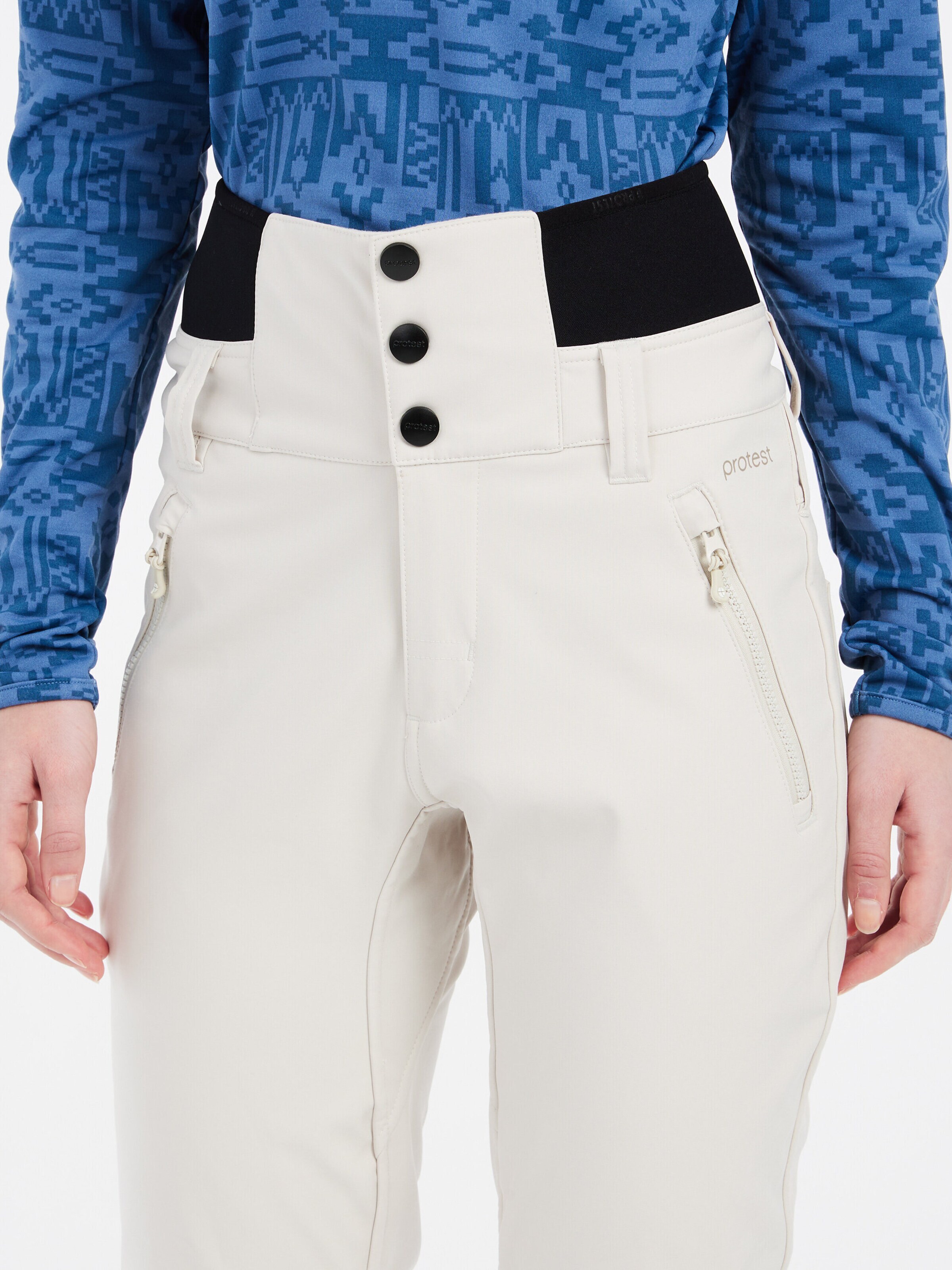 PROTEST Slim fit Workout Pants 'PRTLULLABYOS' in White